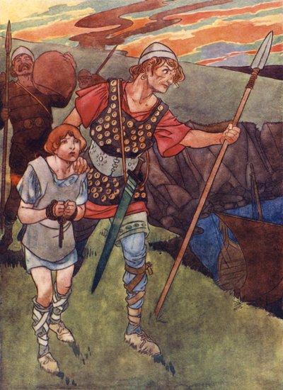 パトリックは彼が囚人として運び去ったいくつかの若者の中にいました 作： Charles Robinson