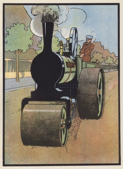 仕事でロードローラー 作： Charles Robinson