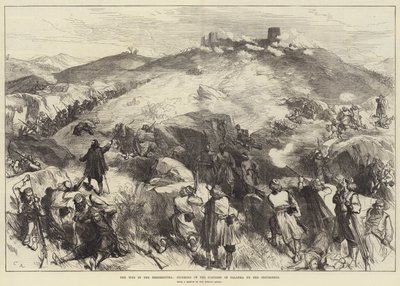 ヘルツェゴビナでの戦争、武装勢力によるパランカの要塞の嵐 作： Sir John Charles Robinson
