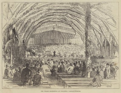 カナーボンシャー、ウェルヘリにあるウェールズのEisteddfod 作： Sir John Charles Robinson