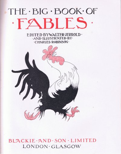 タイトルページ、1930年代 作： Charles Robinson
