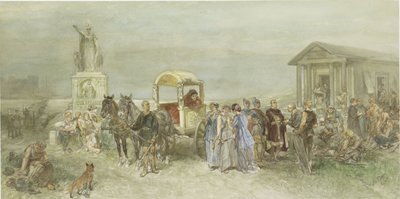 ローマ人とバタビア人の市場 作： Charles Rochussen