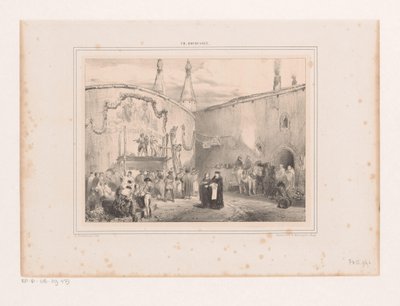 パーティーの準備 Les preparatif pour la fete 作： Charles Rochussen