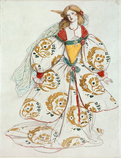 コスチュームデザイン、c1850-1880 作： Charles S Ricketts