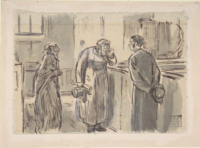 1870 年から 1891 年までの牧師と司祭。 作： Charles Samuel Keene