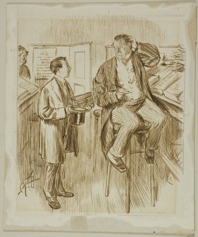 三度目のお願い 作： Charles Samuel Keene