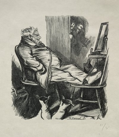 ひげを失った方法 作： Charles Samuel Keene