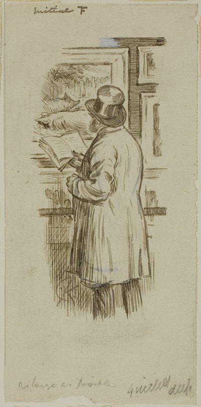 Man at Exhibition   1279248   ja       japanese Successfully Translated  Original: Dans une taverne - In a tavern - Oeuvre de Alexander Antonovich Rizzoni (1836-1902), aquarelle sur papier Translat: Dans une taverne - In a tavern - Oeuvre de Alexander Anto 作： Charles Samuel Keene