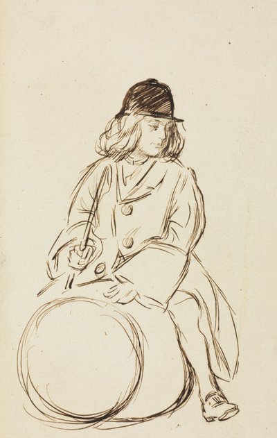 リトルコーボールドの肖像画。 作： Charles Samuel Keene