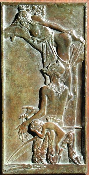 ニンフとサテュロス 1930年頃（ブロンズ） （165265、165264も参照） 作： Charles Sergeant Jagger