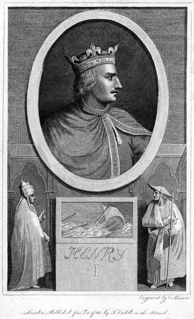 イングランド国王ヘンリー1世、1788年。 作： Charles Sherwin
