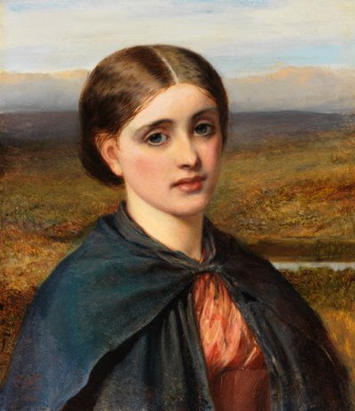 アイリッシュヘッドの研究、1866年 作： Charles Sillem Lidderdale