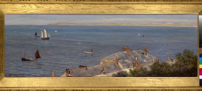 セントアイブス、1889年 作： Charles Sim Mottram