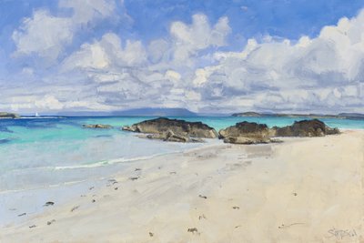 イオナの夏（指）、2015年（キャンバスに油彩） 作： チャールズ・シンプソン