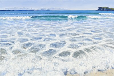 Oldshoremore Sea, 2010（キャンバスに油彩） 作： チャールズ・シンプソン