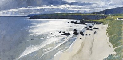 三郷湾, 2011（キャンバスに油彩） 作： チャールズ・シンプソン