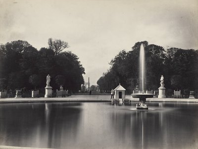 パリのチュイルリー庭園 作： Charles Soulier