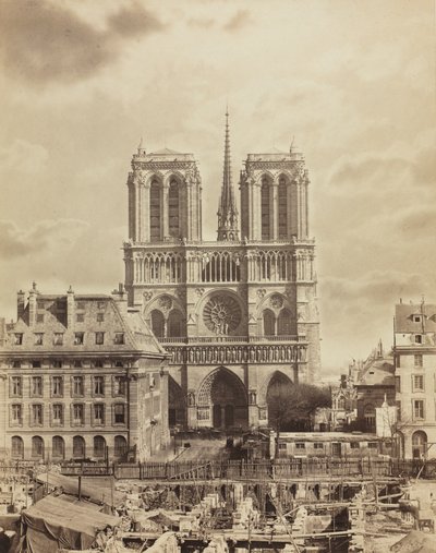 ノートルダム大聖堂、1860年代初頭。 作： Charles Soulier