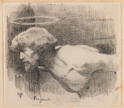 バプテスマの聖ヨハネの斬首、1881年頃（木炭） 作： Charles Sprague Pearce