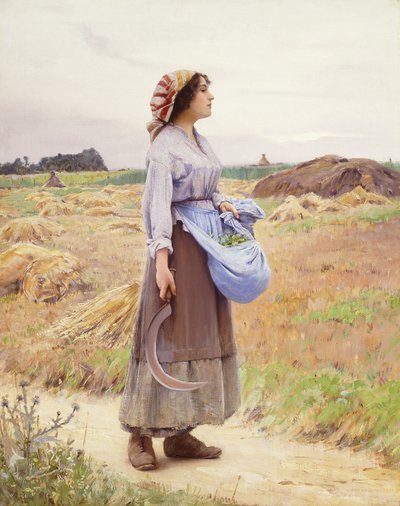 フレッシュグリーニング、 作： Charles Sprague Pearce