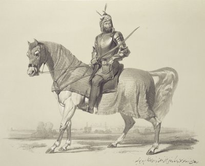 パンジャブ：ラジャラルシン、「インドの回想」からのプレート13、オーギュストフランソワラビ（1784-1860）1847によって彫刻 作： Charles Stewart Hardinge