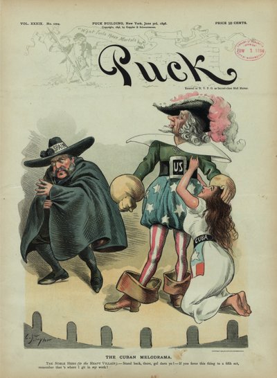 キューバメロドラマ、1896年（クロモリソグラフ） 作： Charles Taylor