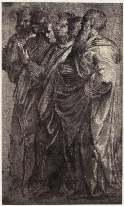 六賢者ラファエロの絵の複製画 作： Charles Thurston Thompson
