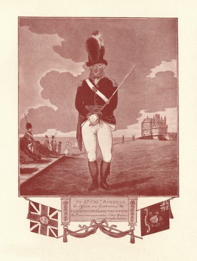 所有者が記した制服の肖像画、1780〜1820年、1909年 作： Charles Tomkins