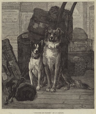見知らぬ人と巡礼者 作： Charles Trevor Garland