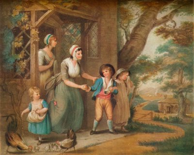 19世紀の学校に行く 作： Charles Turner