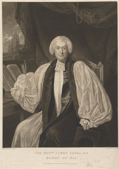 Exmo. James Yorke, Bispo de Ely 作： Charles Turner
