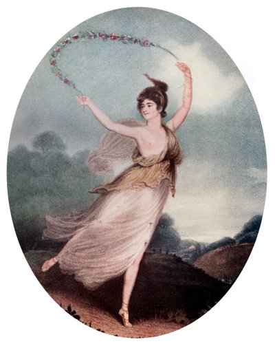 マドモアゼルセリーヌパリゾ、1799年。 作： Charles Turner