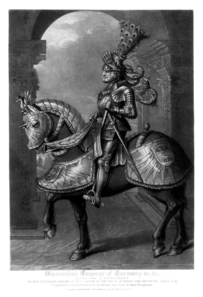 マクシミリアン1世、神聖ローマ皇帝、1816年。 作： Charles Turner