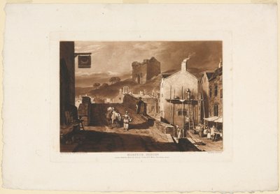 ノーサンバーランド州モーペス、Liber Studiorum、1809年 作： Charles Turner