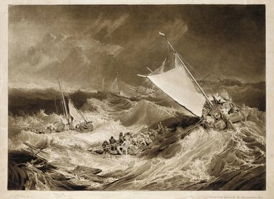 船の難破船、1807 作： Charles Turner