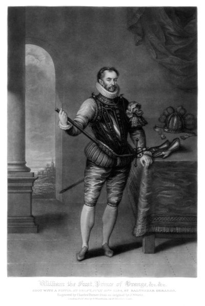 ウィリアム1世、オレンジの王子、1816年。 作： Charles Turner