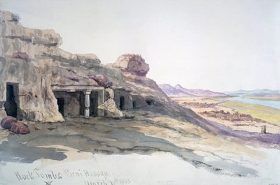 ベニ・フサン」岩窟墳墓群 作： Charles Vacher