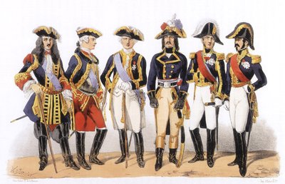 フランス軍のコスチューム軍人 作： Charles Vernier