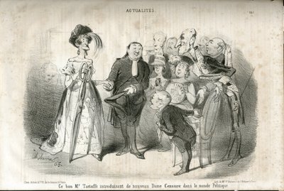 シャルル・ヴェルニエ(？-1887)がLe Charivariに描いたもの。 作： Charles Vernier