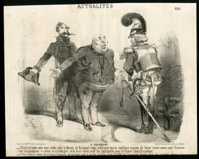 シャルル・ヴェルニエによるイラスト（ル・シャリヴァリ紙） - About - ドイツ・プロイセン、共和国大統領、フロスドルフ、ラタポイル 作： Charles Vernier