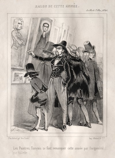 フランスの画家は、1840年にトイレの独創性で今年を際立たせています。 作： Charles Vernier