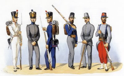 フランス軍の制服規律中隊 作： Charles Vernier