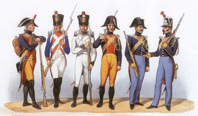 フランス軍の制服騎馬国家憲兵隊 作： Charles Vernier