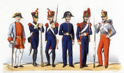 フランス軍の制服ミリタリー職人 作： Charles Vernier