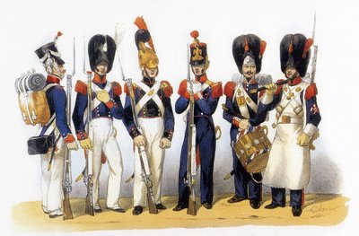 フランス軍の制服州兵（歩兵） 作： Charles Vernier
