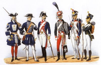 フランス軍の制服特別衛兵 作： Charles Vernier