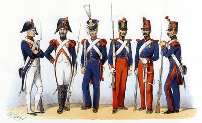 フランス軍の制服：退役軍人 作： Charles Vernier