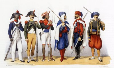 フランス植民地軍の制服 作： シャルル・バーニア