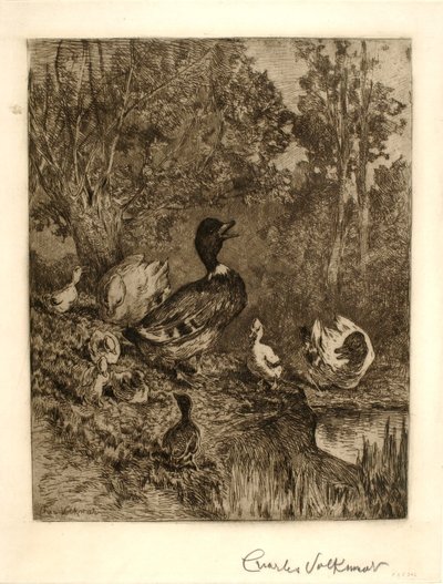一家の長 作： Charles Volkmar