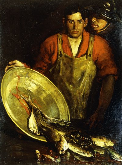 魚屋 作： Charles Webster Hawthorne